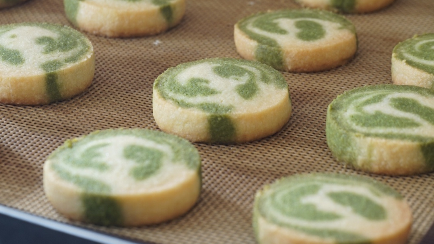 Sablés au matcha