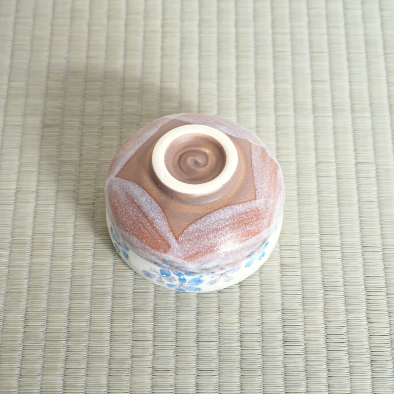 Mini bol à matcha- Sakura ao 桜青