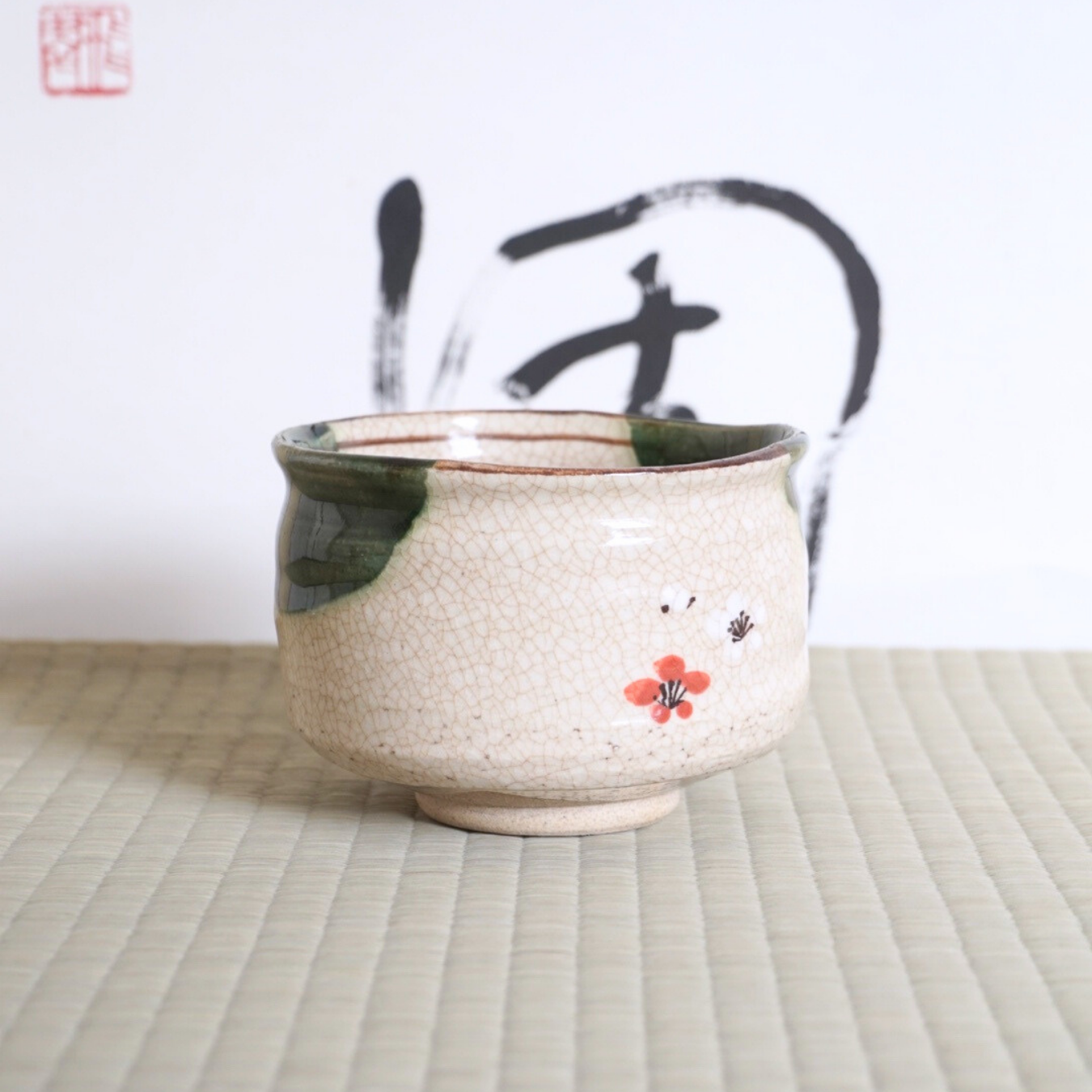 Bol à matcha, Oribe- Mejiro メジロ