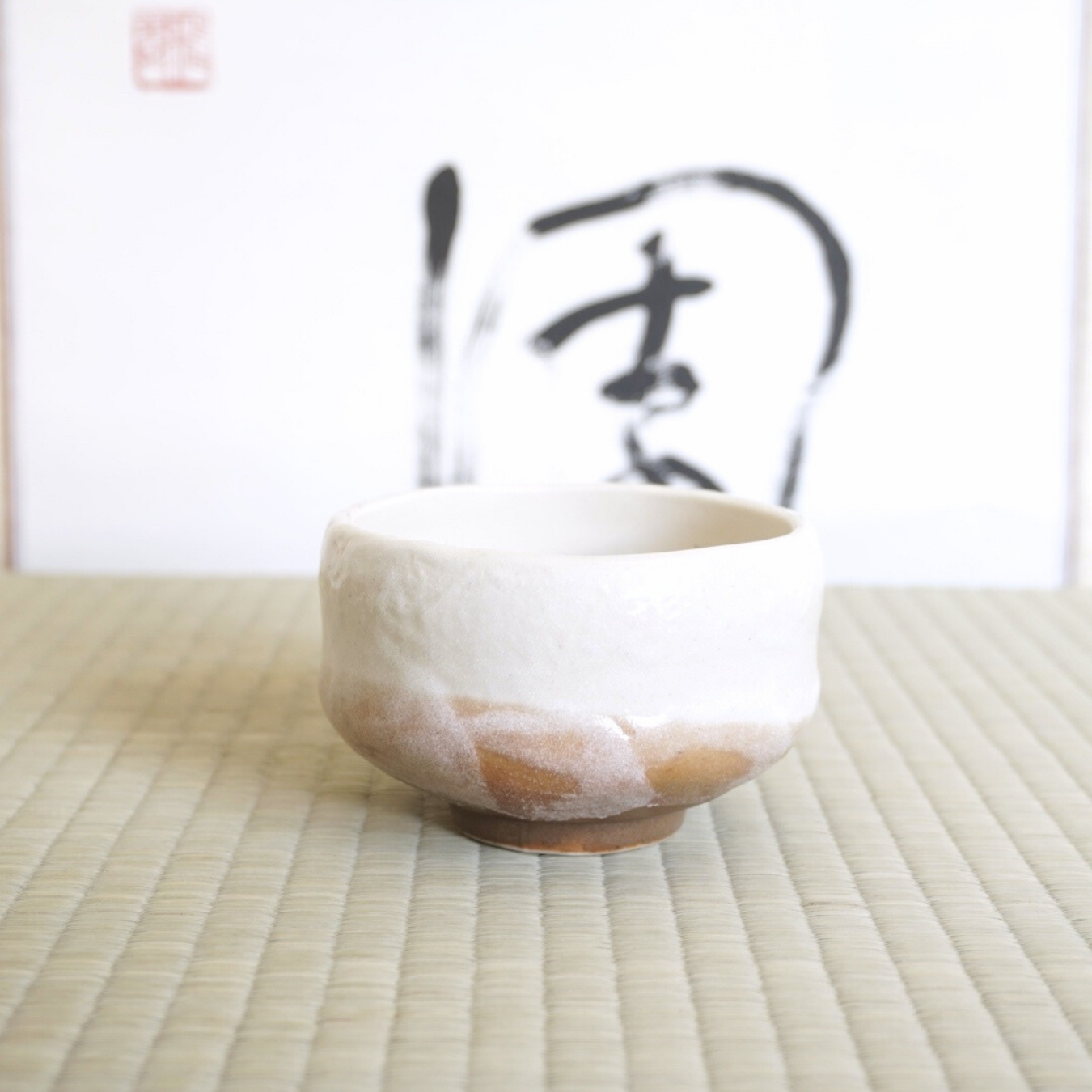 Mini bol à matcha- Kosumosu bleu 青秋桜