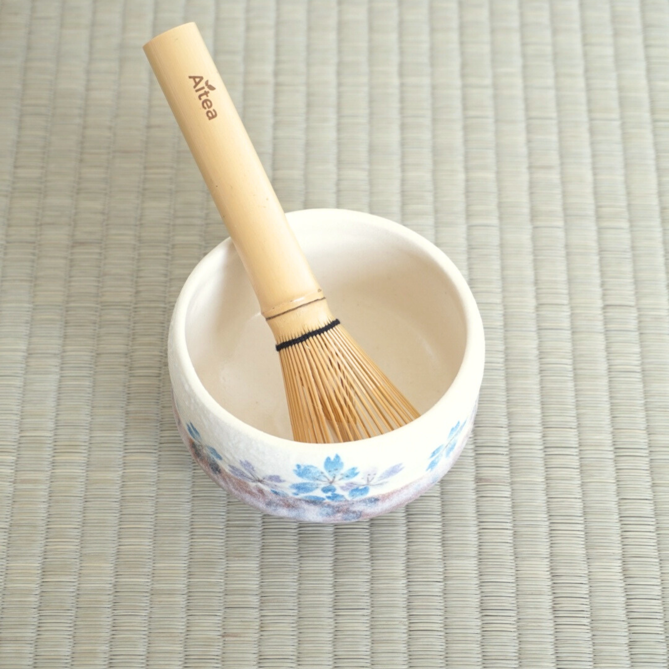 Mini bol à matcha- Sakura ao 桜青