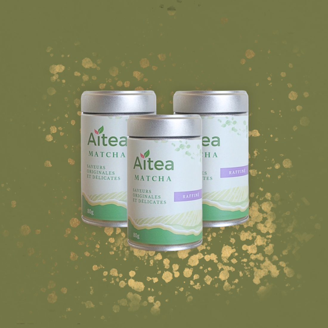 3x Matcha Raffinés 80g